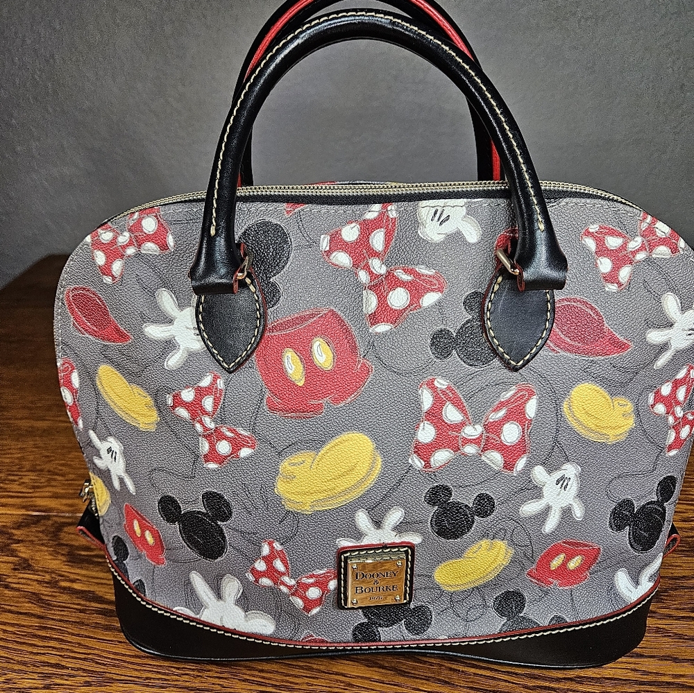 Dooney & Bourke Mickey Parts Satchel - Picture 3 of 15